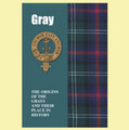 Gray Clan Badge History Scottish Family Name Origins Mini Book
