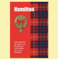 Hamilton Clan Badge History Scottish Family Name Origins Mini Book