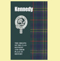 Kennedy Clan Badge History Scottish Family Name Origins Mini Book