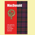 MacDonald Clan Badge History Scottish Family Name Origins Mini Book