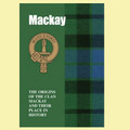 Mackay Clan Badge History Scottish Family Name Origins Mini Book