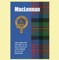 MacLennan Clan Badge History Scottish Family Name Origins Mini Book