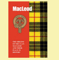 MacLeod Clan Badge History Scottish Family Name Origins Mini Book