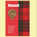 Maxwell Clan Badge History Scottish Family Name Origins Mini Book