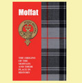 Moffat Clan Badge History Scottish Family Name Origins Mini Book
