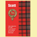 Scott Clan Badge History Scottish Family Name Origins Mini Book
