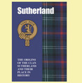 Sutherland Clan Badge History Scottish Family Name Origins Mini Book