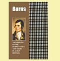Burns  Clan History Scottish Family Name Origins Mini Book