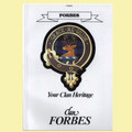 Forbes Your Clan Heritage Forbes Clan Paperback Book Alan McNie