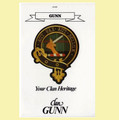 Gunn Your Clan Heritage Gunn Clan Paperback Book Alan McNie