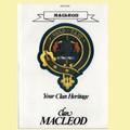 MacLeod Your Clan Heritage MacLeod Clan Paperback Book Alan McNie