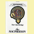 MacPherson Your Clan Heritage MacPherson Clan Paperback Book Alan McNie
