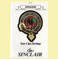 Sinclair Your Clan Heritage Sinclair Clan Paperback Book Alan McNie