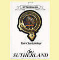 Sutherland Your Clan Heritage Sutherland Clan Paperback Book Alan McNie