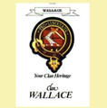 Wallace Your Clan Heritage Wallace Clan Paperback Book Alan McNie