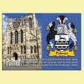 Palmer Coat of Arms English Family Name Fridge Magnets Set of 2