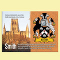 Smith Coat of Arms English Family Name Fridge Magnets Set of 2