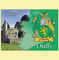 Duffy Coat of Arms Irish Family Name Fridge Magnets Set of 2