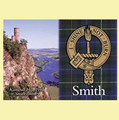 Smith Clan Badge Scottish Family Name Fridge Magnets Set of 2