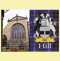 Hill Coat of Arms Scottish Family Name Fridge Magnets Set of 2