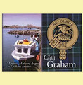 Graham Clan Badge Scottish Family Name Fridge Magnets Set of 2