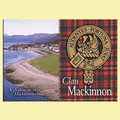 MacKinnon Clan Badge Scottish Family Name Fridge Magnets Set of 4