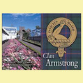 Armstrong Clan Badge Scottish Family Name Fridge Magnets Set of 4