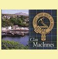 MacInnes Clan Badge Scottish Family Name Fridge Magnets Set of 2