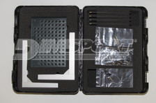 BNP POSITIONING FRAME for New Trasdata Master and Slave, structure with 4 sticks (needle tips) for ECU reading/programming. Provided with hard container also suitable to contain K34DIMA (metal positioning frame