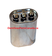 P291-3053 Run Capacitor, Oval 370V Dual 30/5MFD