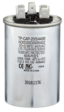 Round Run Capacitor 20+5 MFD 440V TRADEPRO