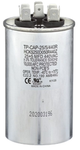 Round Run Capacitor 25+5 MFD 440V TRADEPRO
