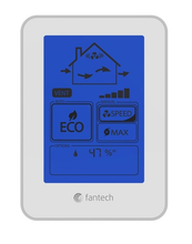 414728 Fantech ECO-TOUCH Touch Screen Programmable Wall Control 44929 