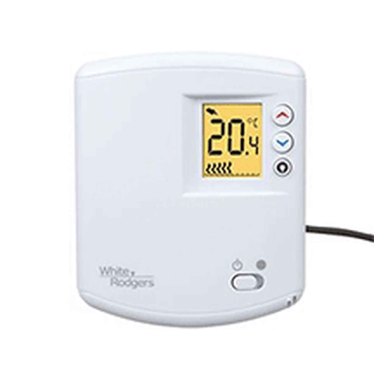 WhiteRodgers 01E65 144 Digital Non Programmable Line Volt Thermostat WhiteRodgers 01E65 144 Digital Non Programmable Line Volt Thermostat
