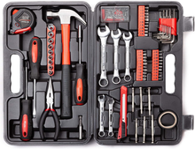 CARTMAN 148-Piece Tool Set - General Household Hand Tool Kit with Plastic Toolbox Storage Case