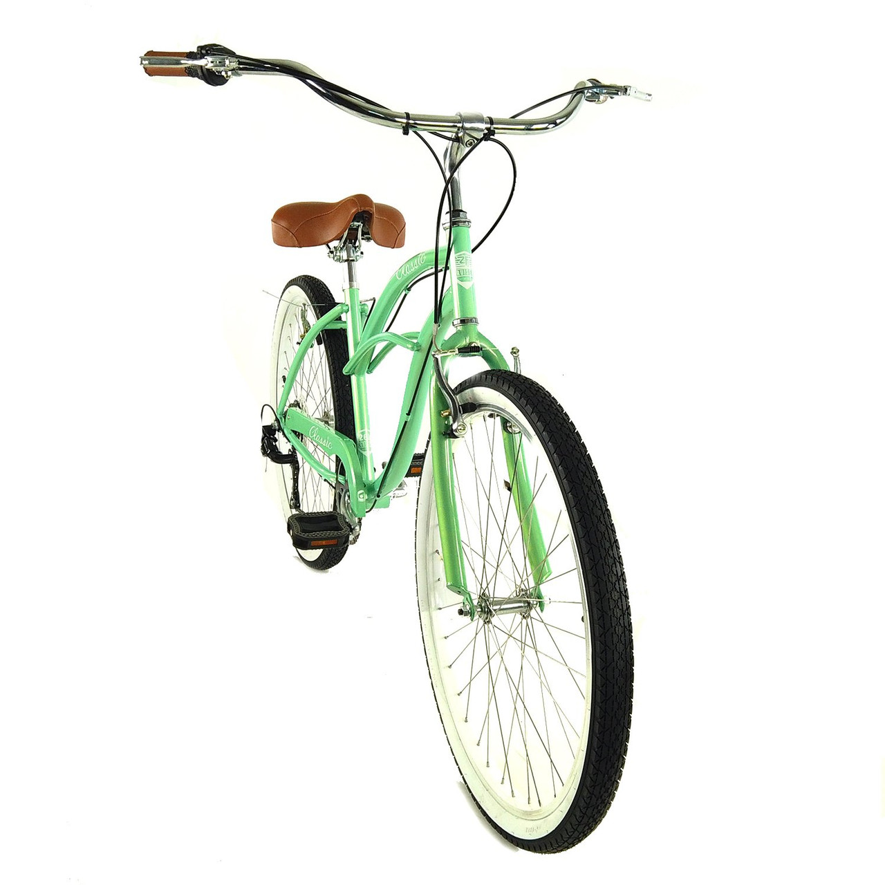 ZF 26/" Beach Cruiser Bike Bicycle Classic Men 7 speed Matte Black