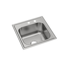 ELKAY  DPC1202010MR2 Dayton Stainless Steel 20" x 20" x 10-1/8", MR2-Hole Single Bowl Drop-in Laundry Sink