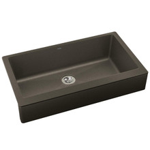 ELKAY  ELXUFP3620CN0 Quartz Luxe 35-7/8" x 20-15/16" x 9" Single Bowl Farmhouse Sink with Perfect Drain, Chestnut