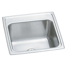 ELKAY  DLR191910PD0 Lustertone Classic Stainless Steel 19-1/2" x 19" x 10-1/8", Single Bowl Drop-in Laundry Sink w/Perfect Drain