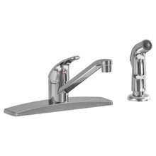 ELKAY  LK2478CR Everyday Three Hole Deck Mount Kitchen Faucet with Side Spray -Chrome