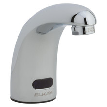 ELKAY  LKB736C Commercial Electronic Lavatory Battery Powered Deck Mount Faucet with Cast Fixed Spout Chrome