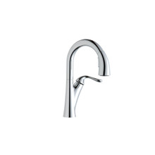 ELKAY  LKHA4032CR Harmony Single Hole Bar Faucet with Pull-down Spray and Forward Only Lever Handle Chrome