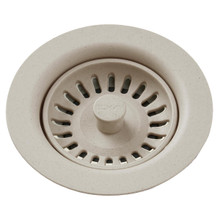 ELKAY  LKQS35PT Polymer Drain Fitting with Removable Basket Strainer and Rubber Stopper -Putty
