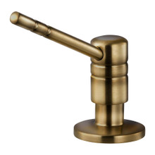 HamatUSA  170-2700 AB Soap Dispenser with Pump and Bottle in Antique Brass