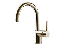 HamatUSA  GABA-4000 PN Bar Faucet with High Rotating Spout in Polished Nickel