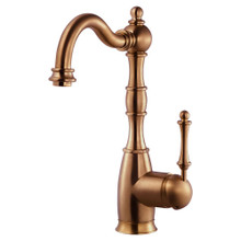 HamatUSA  NOBR-4000 AC Traditional Brass Bar Faucet in Antique Copper