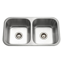 HamatUSA  VIL-3218DT Topmount Double Bowl Kitchen Sink