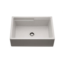 HamatUSA  SIO-3020SAW-SL Granite Apron-Front Workstation Kitchen Sink, Slate
