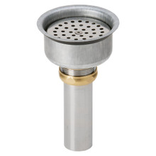 ELKAY  LKPDVR18B Perfect Drain Chrome Plated Brass Body Vandal-resistant Strainer and LKADOS Tailpiece