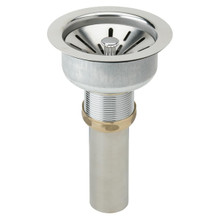 ELKAY  LK335 3-1/2" Drain Fitting Type 316 Stainless Steel Body Strainer Basket with rubber seal and Tailpiece